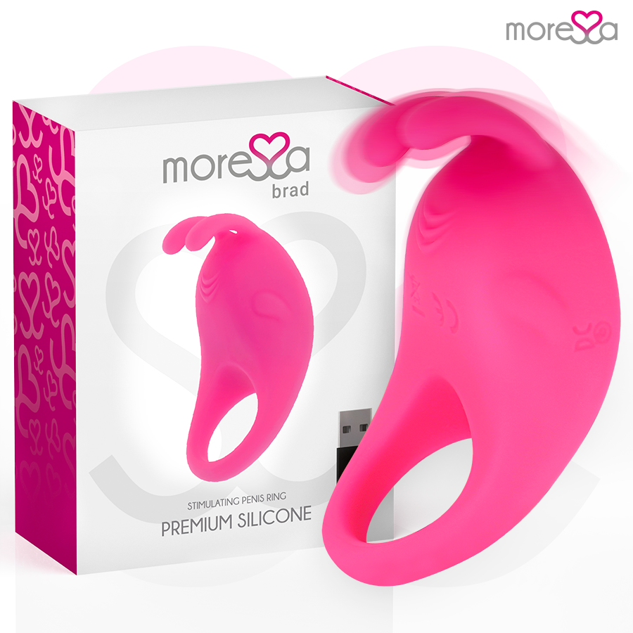 MORESSA - BRAD PREMIUM SILICONEN OPLAADBAAR ROZE