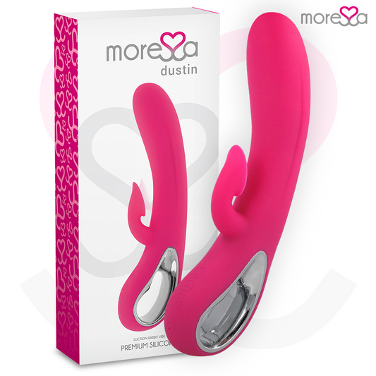 MORESSA - DUSTIN CLITORALE ZUIGING EN KRACHTIGE TRILLING PREMIUM SILICONEN OPLAADBAAR