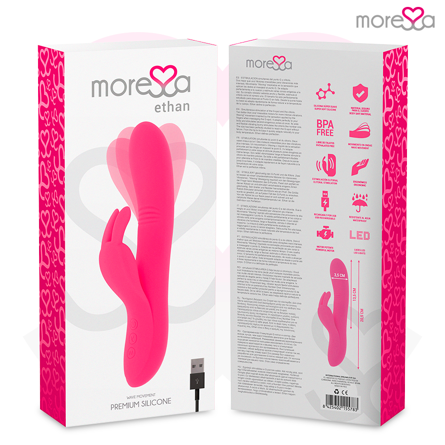 MORESSA - ETHAN PREMIUM SILICONEN OPLAADBAAR