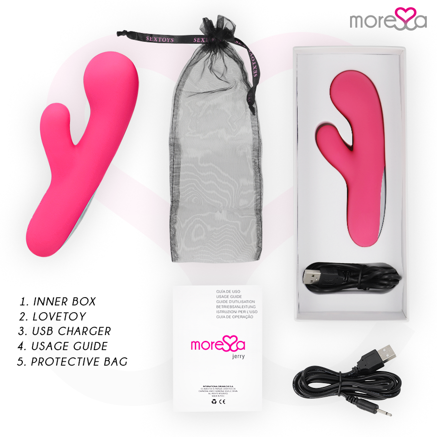 MORESSA - JERRY PREMIUM SILICONEN OPLAADBAAR