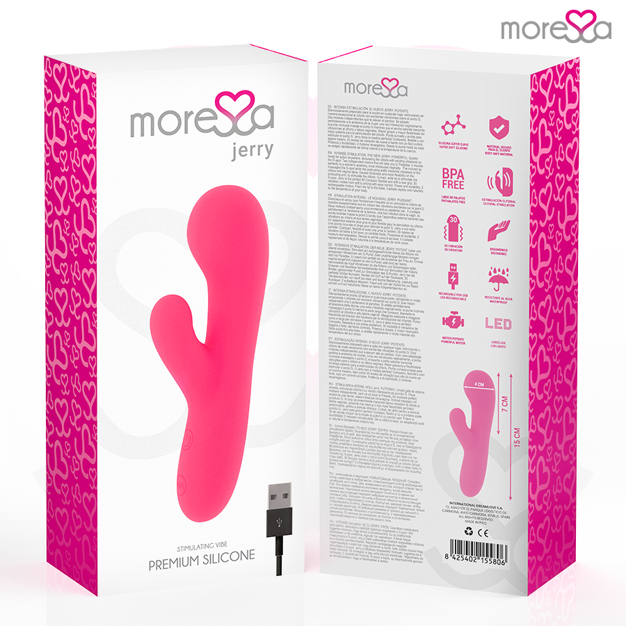 MORESSA - JERRY PREMIUM SILICONEN OPLAADBAAR