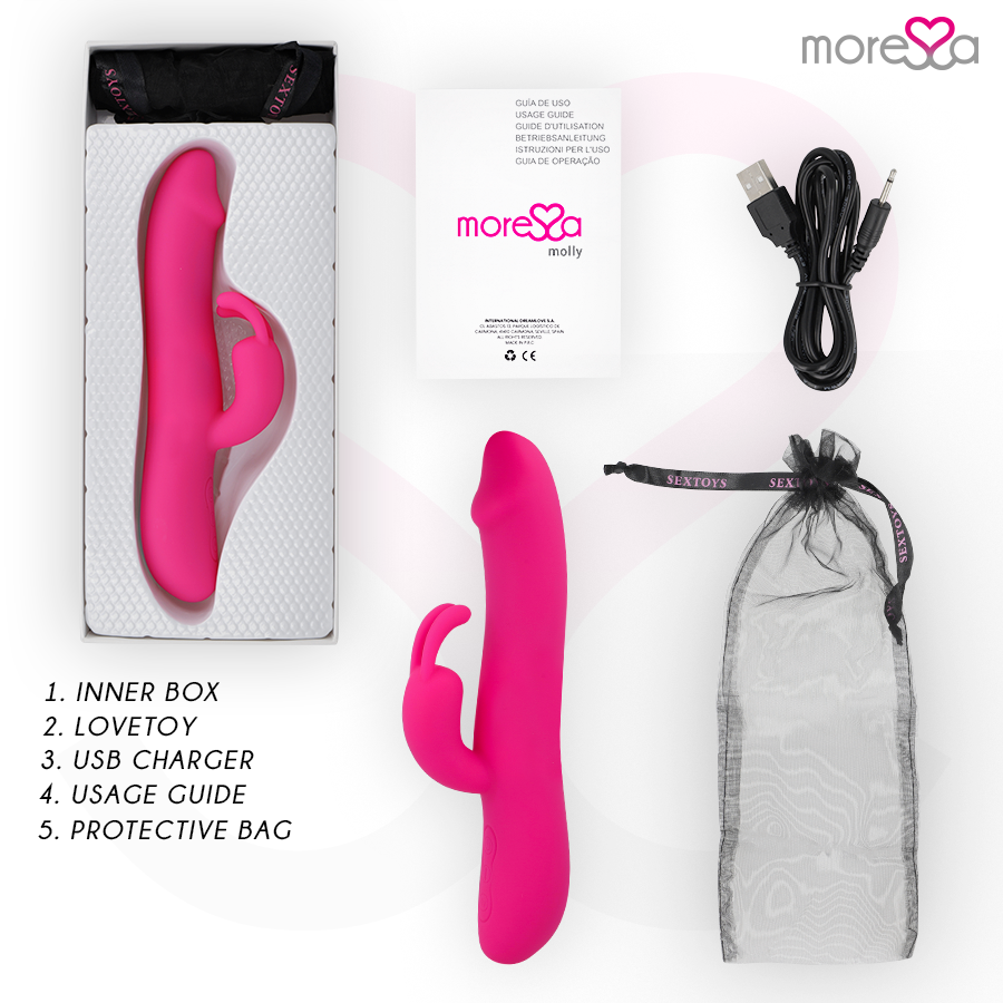 MORESSA - MOLLY PREMIUM SILICONEN OPLAADBAAR