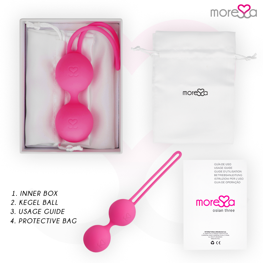 MORESSA - OSIAN THREE PREMIUM SILICONE ROZE
