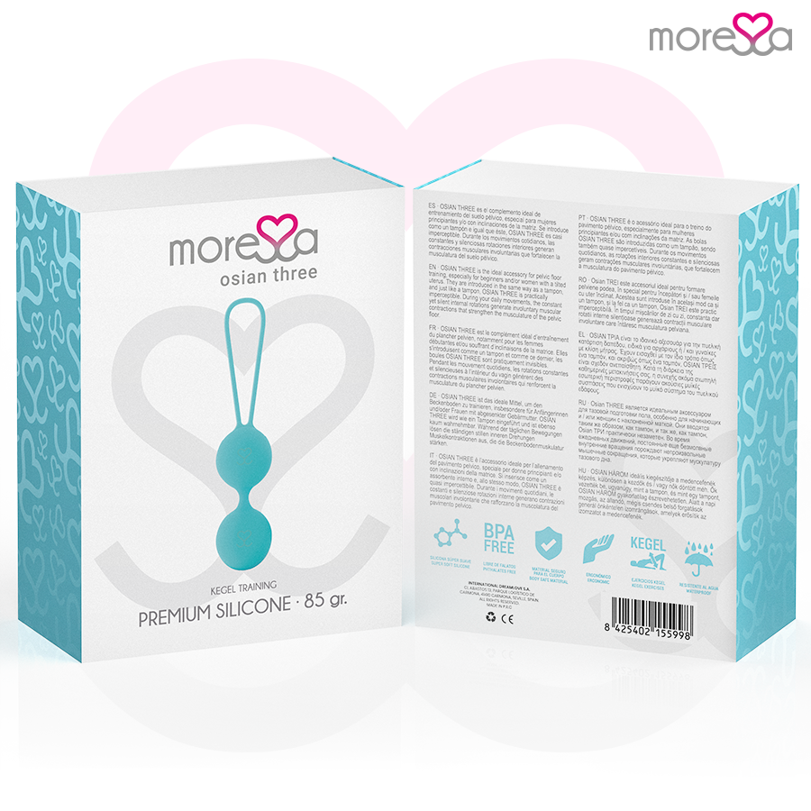 MORESSA - OSIAN THREE PREMIUM TURKOOIS SILICONEN