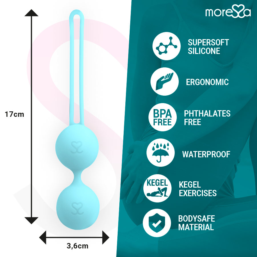 MORESSA - OSIAN THREE PREMIUM TURKOOIS SILICONEN