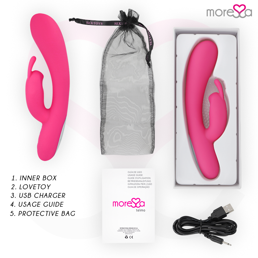 MORESSA - TELMO PREMIUM SILICONEN OPLAADBAAR