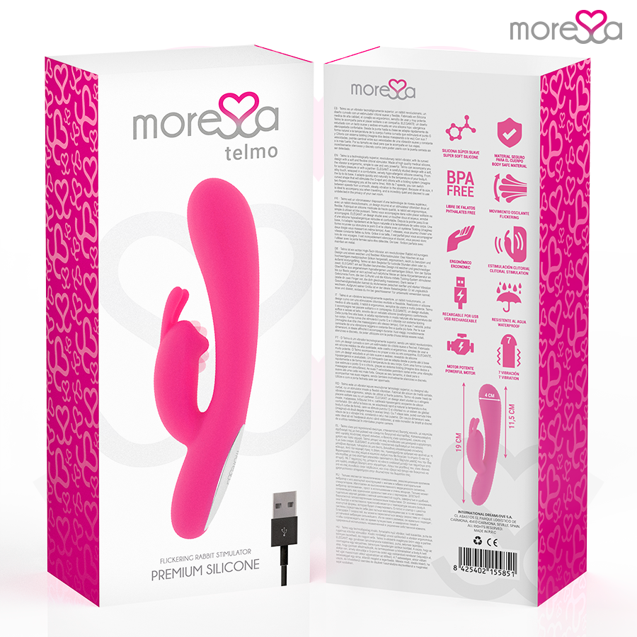 MORESSA - TELMO PREMIUM SILICONEN OPLAADBAAR