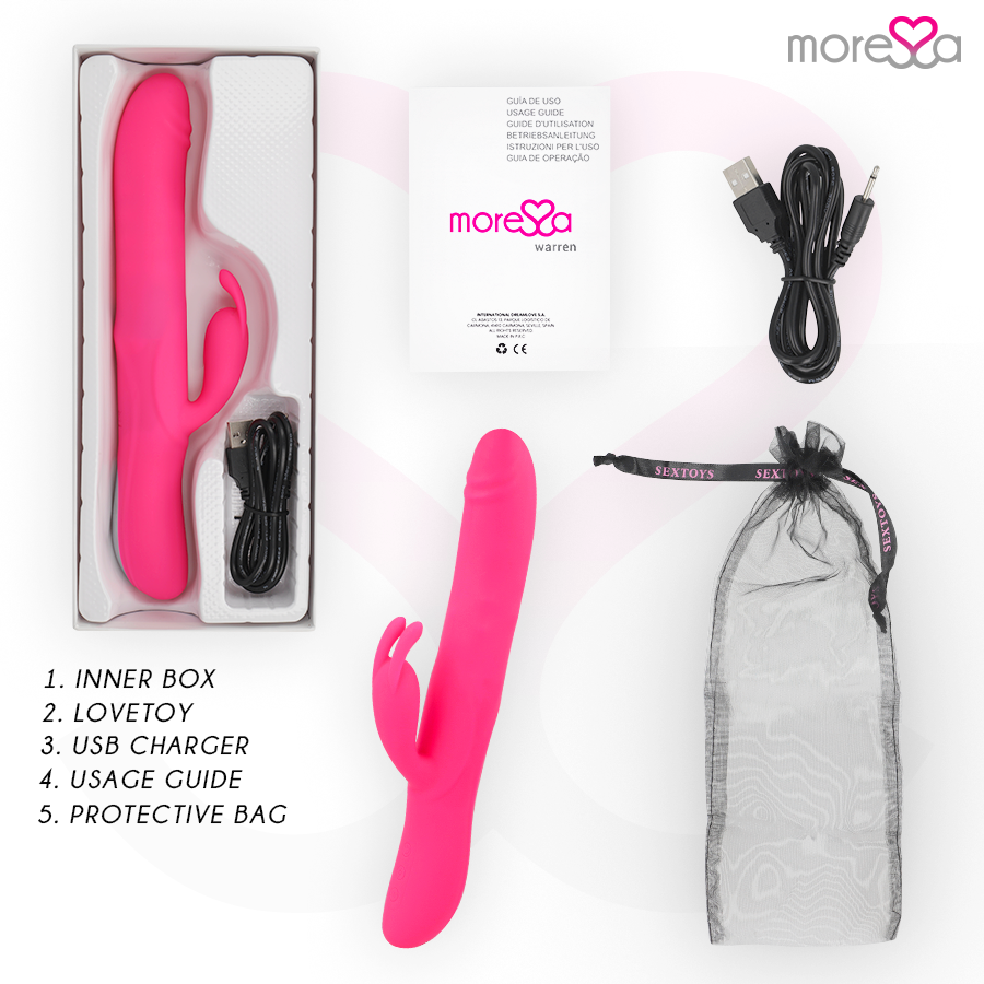 MORESSA - WARREN PREMIUM OPLAADBARE SILICONE