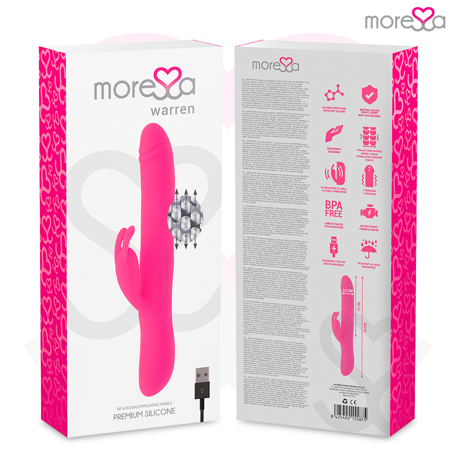 MORESSA - WARREN PREMIUM OPLAADBARE SILICONE