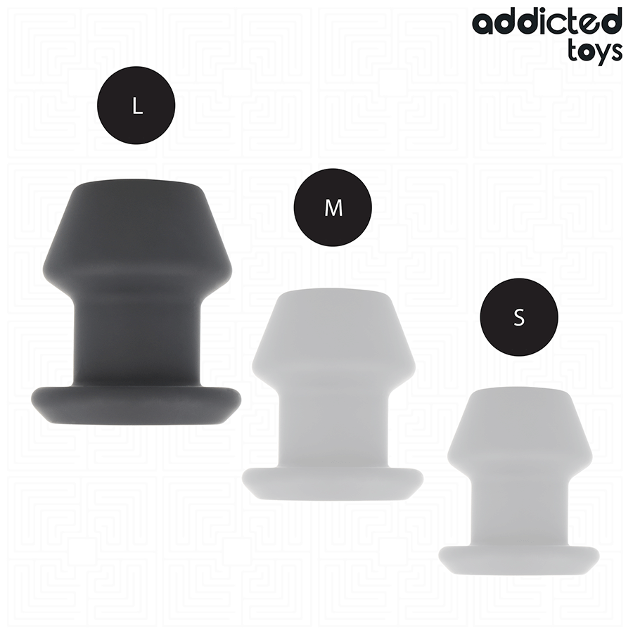 ADDICTED TOYS - EXTREME HOLLE ANALE PLUG SILICONE MAAT L 10,4 CM