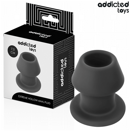 ADDICTED TOYS - EXTREEM HOLLE ANALE PLUG SILICONEN MAAT S 7,5 CM