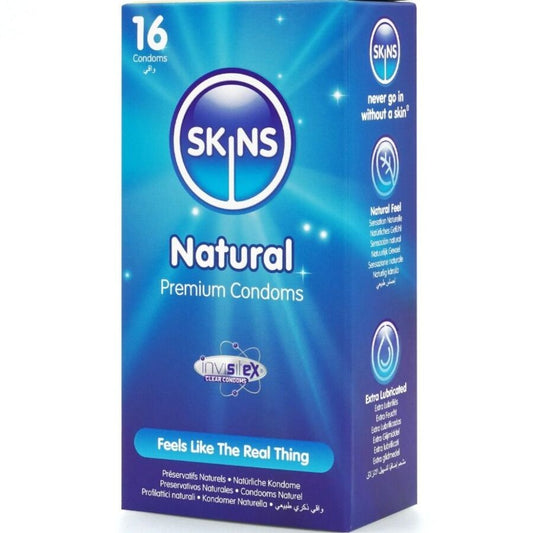 SKINS - NATUURLIJKE PREMIUM CONDOMS PAK 16