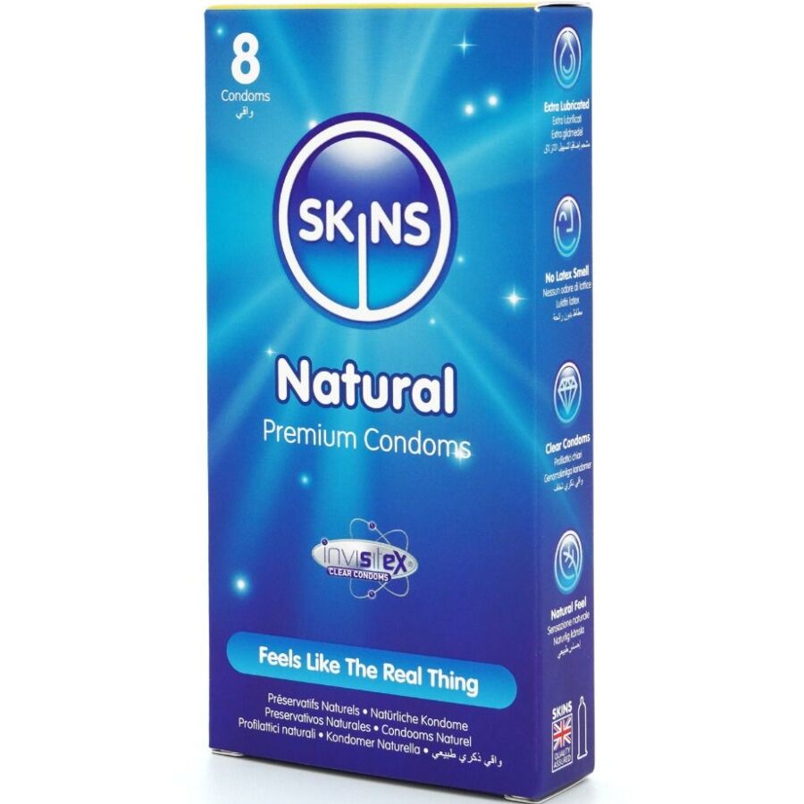 SKINS - NATUURLIJKE PREMIUM CONDOMS PAK 8