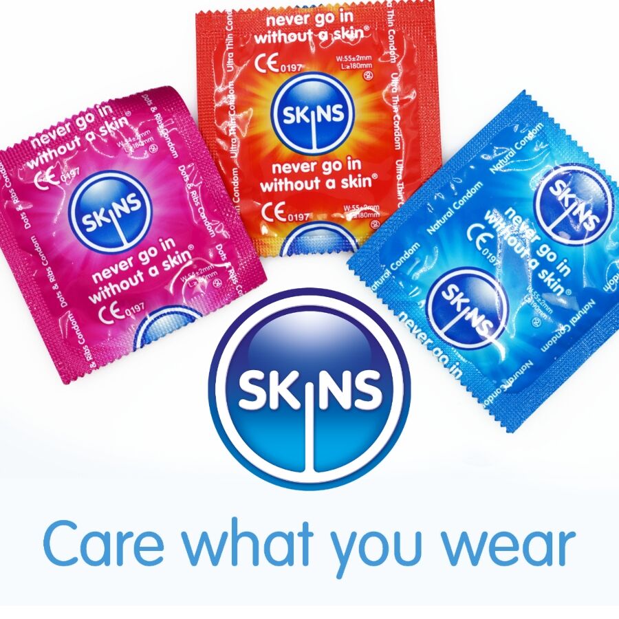 SKINS - VERPAKKING MET ASSORTI PREMIUM CONDOMS 8