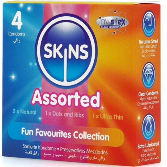 SKINS - GESORTEERDE PREMIUM CONDOOMS VERPAKKING 4