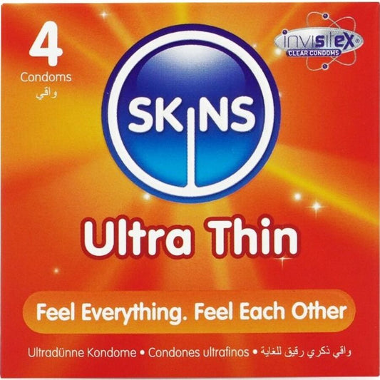 SKINS - ULTRA DUNNE PREMIUM CONDOMS PAK 4