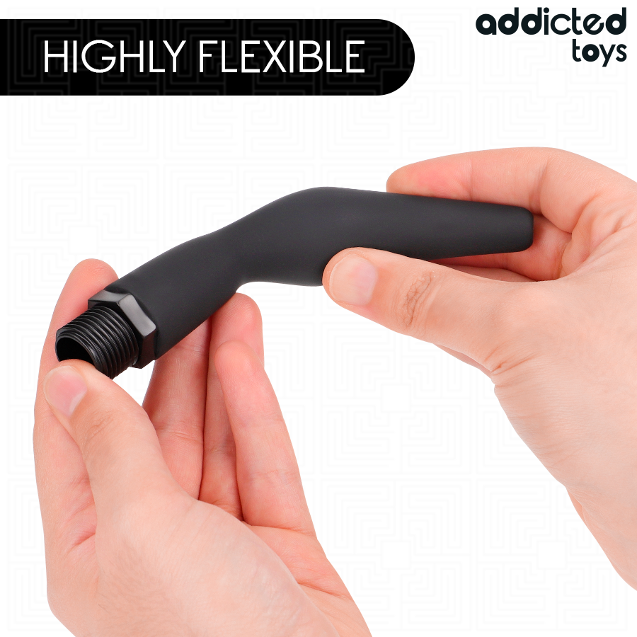 ADDICTED TOYS - ANAAL REINIGER MET UNIVERSELE ADAPTER MODEL 2