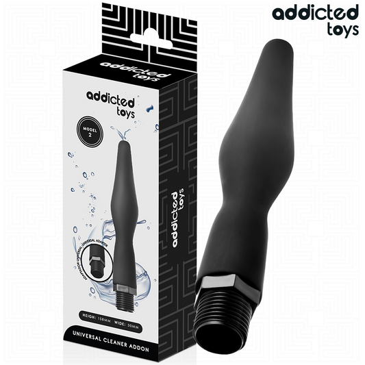 ADDICTED TOYS - ANAAL REINIGER MET UNIVERSELE ADAPTER MODEL 2