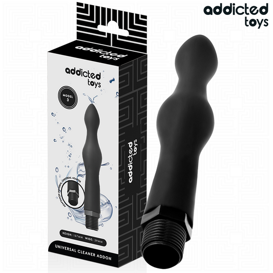 ADDICTED TOYS - ANAAL REINIGER MET UNIVERSELE ADAPTER MODEL 3