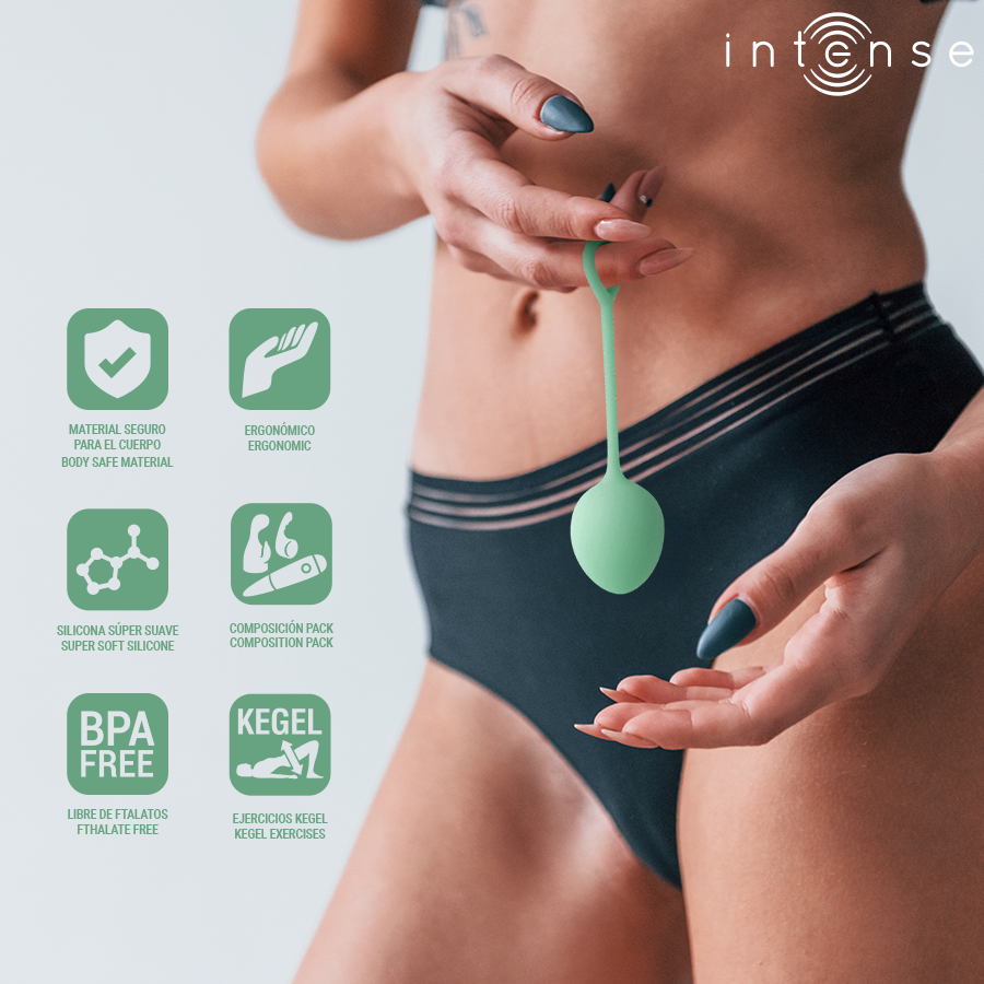 INTENSE - CHARLI KEGELBALSET LICHT JADEGROEN