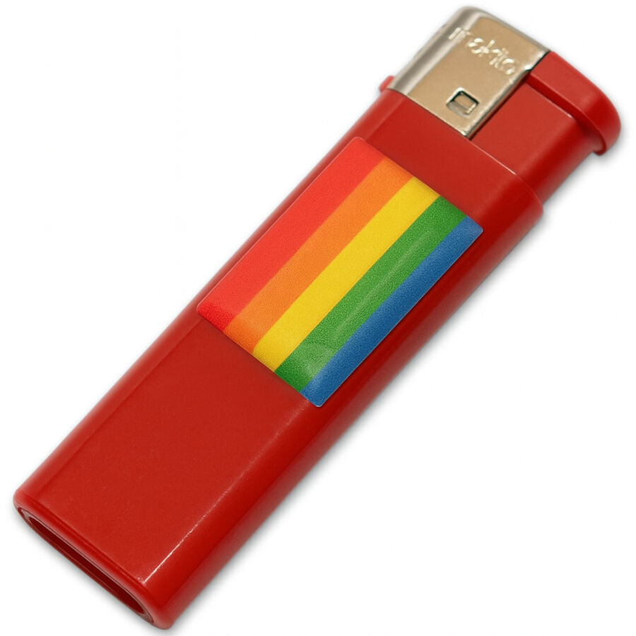 PRIDE - LICHTER ROOD MET LHBT-VLAG