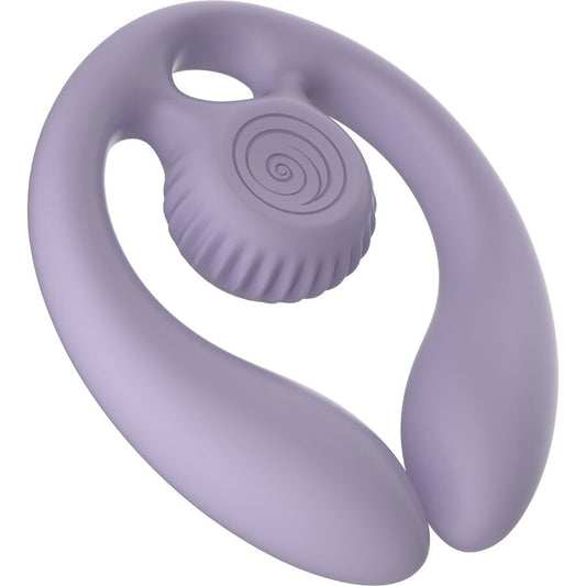 SNAIL VIBE - GIZI DUO KOPPELSTIMULATOR AFSTANDSBEDIENING LILA