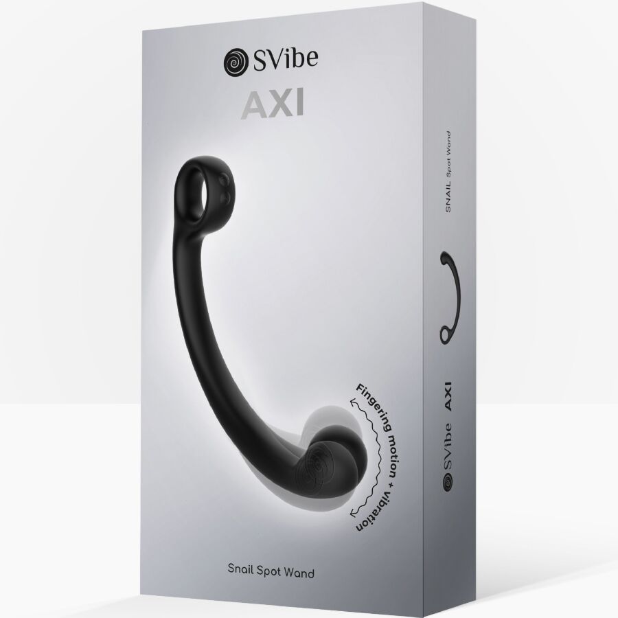 SNAIL VIBE - AXI TRILLENDE MASSAGESTAAF ZWART