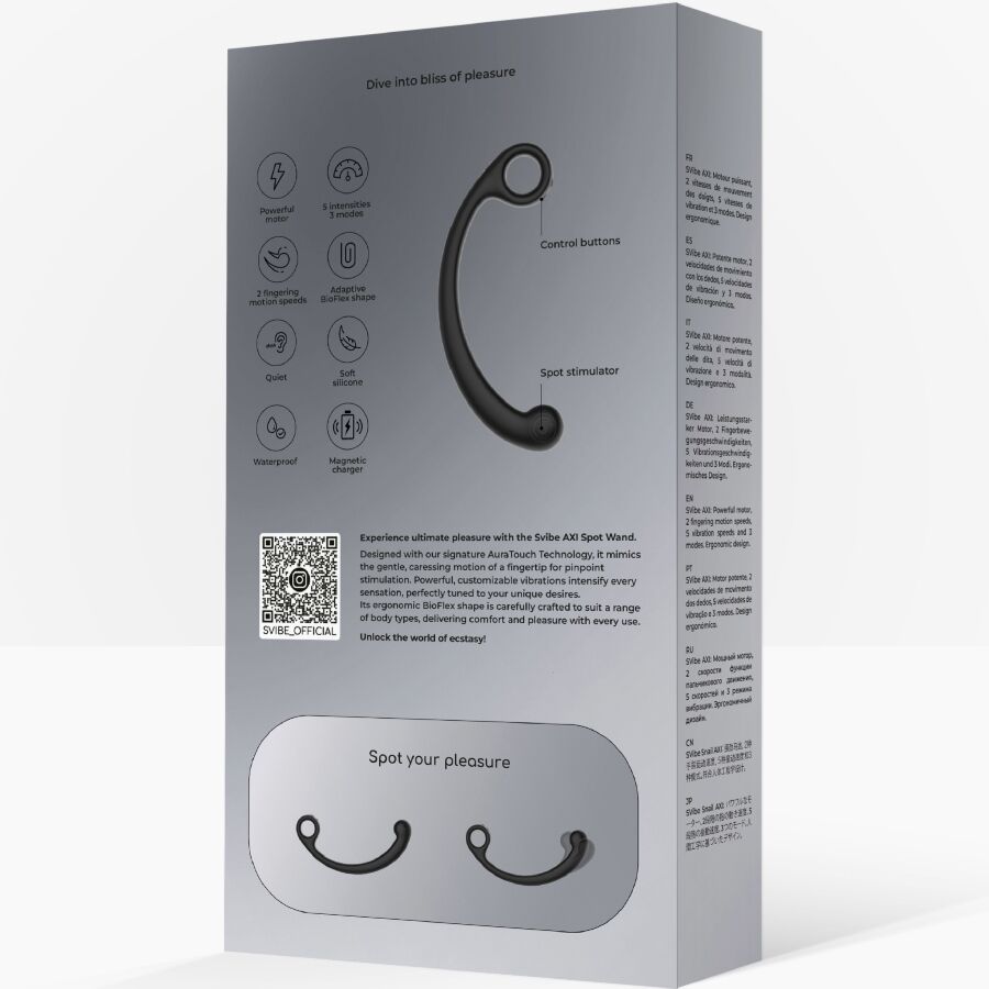 SNAIL VIBE - AXI TRILLENDE MASSAGESTAAF ZWART