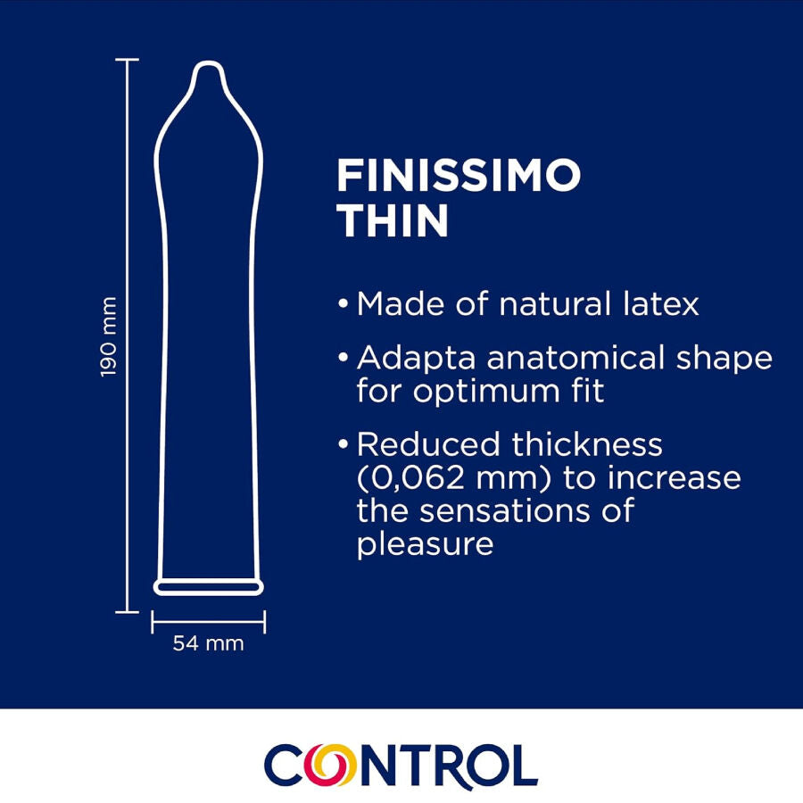 CONTROL - FINISSIMO SENSO CONDOMS 144 STUKS