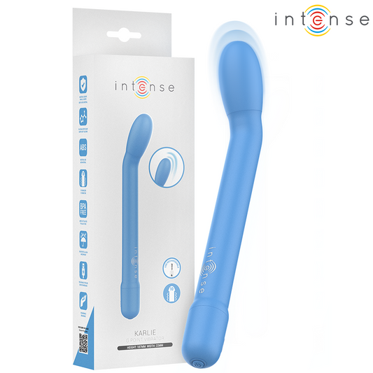 INTENSE - KARLIE OPLAADBARE G-SPOT STIMULATOR BLAUW