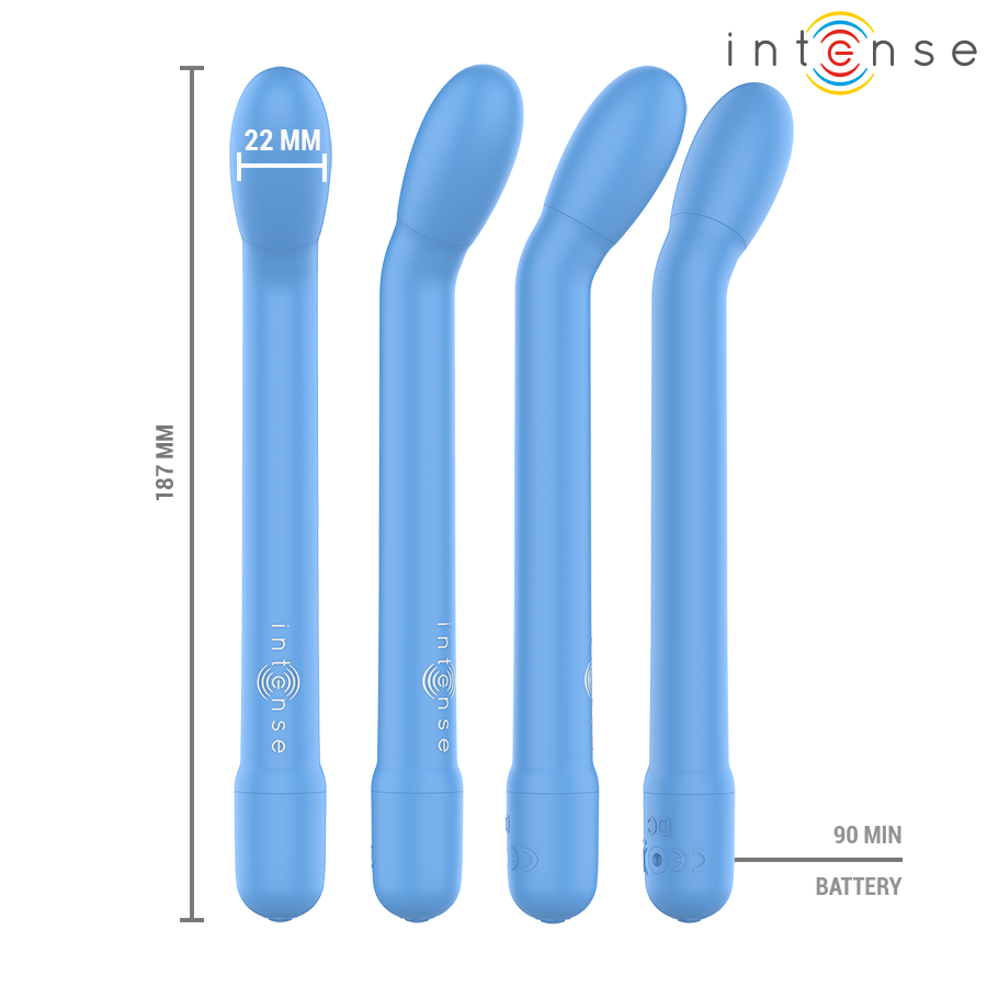 INTENSE - KARLIE OPLAADBARE G-SPOT STIMULATOR BLAUW