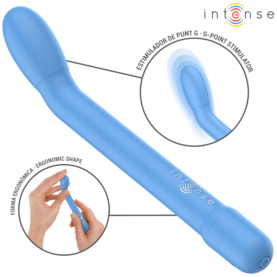 INTENSE - KARLIE OPLAADBARE G-SPOT STIMULATOR BLAUW