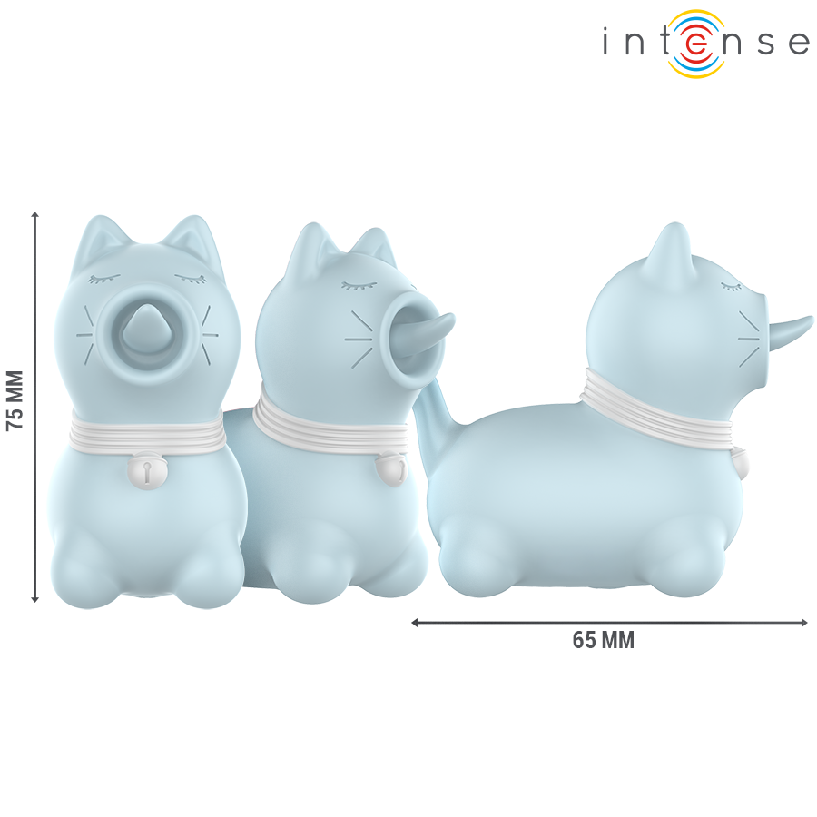 INTENSE - DUCHESS STIMULATOR MET RO-TERENDE TONG 360º BLAUW