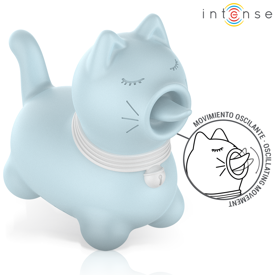 INTENSE - DUCHESS STIMULATOR MET RO-TERENDE TONG 360º BLAUW