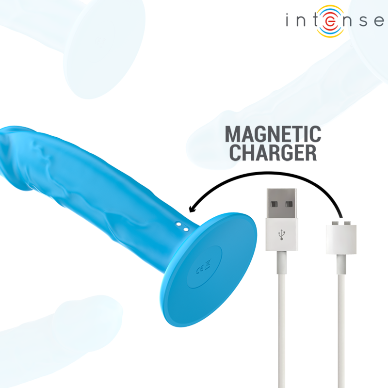 INTENSE - PHOEBE REALISTISCHE VIBRATOR 10 TRILLINGEN BLAUW AFSTANDSBEDIENING