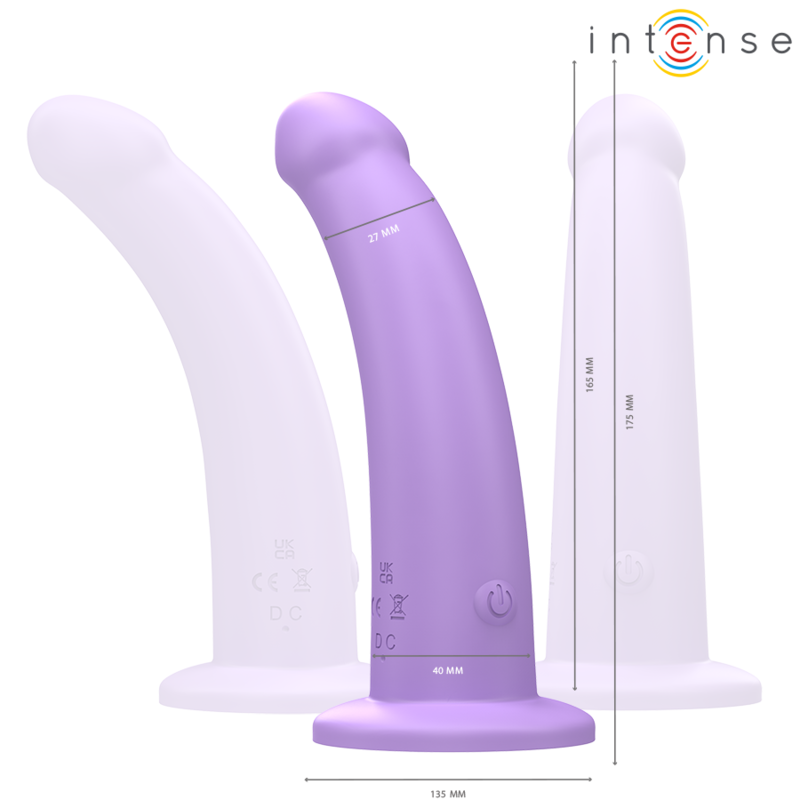 INTENSE - EDDIE VIBRATOR 17,5 CM 10 VIBRATIES PAARS AFSTANDSBEDIENING