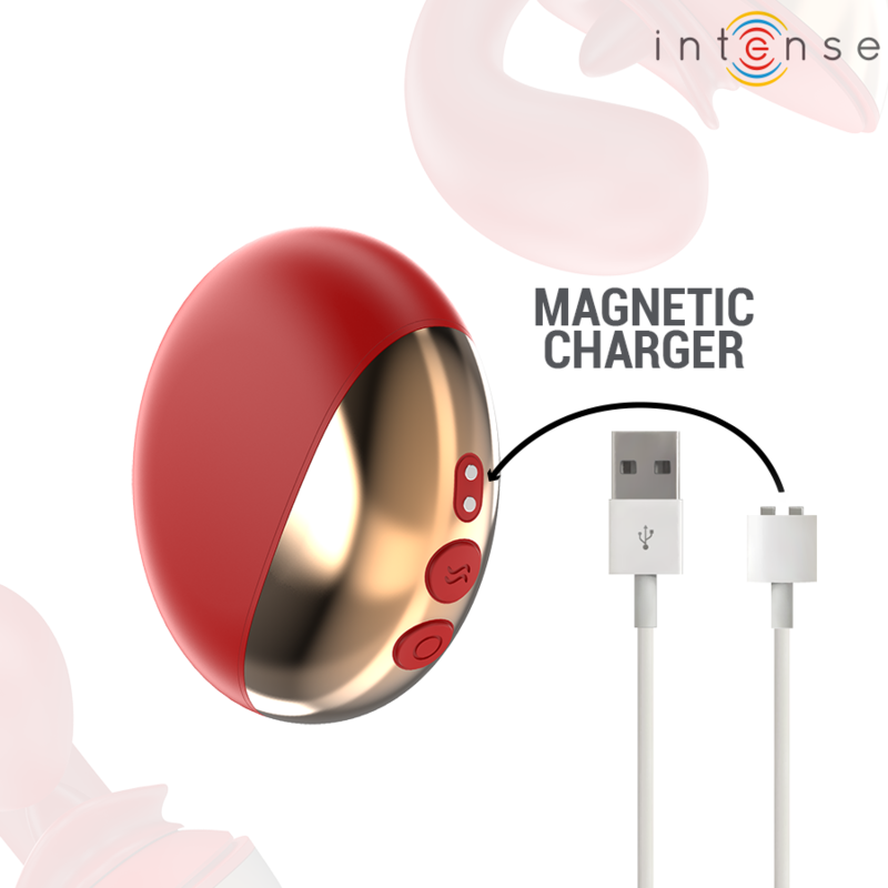 INTENSE - MARIAH VIBRATOR & STIMULATOR IN U-VORM 10 TRILLINGEN ROOD