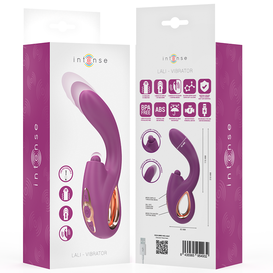 INTENSE - LALI MULTIFUNCTIONELE G-SPOT VIBRATOR TIKKEN & STOTEN & TRILLEN PAARS