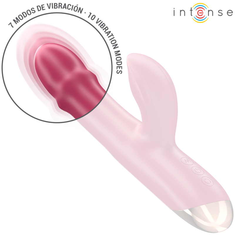 INTENSE - CHLOE MULTIFUNCTIONELE VIBRATOR 3 IN 1 ROOD