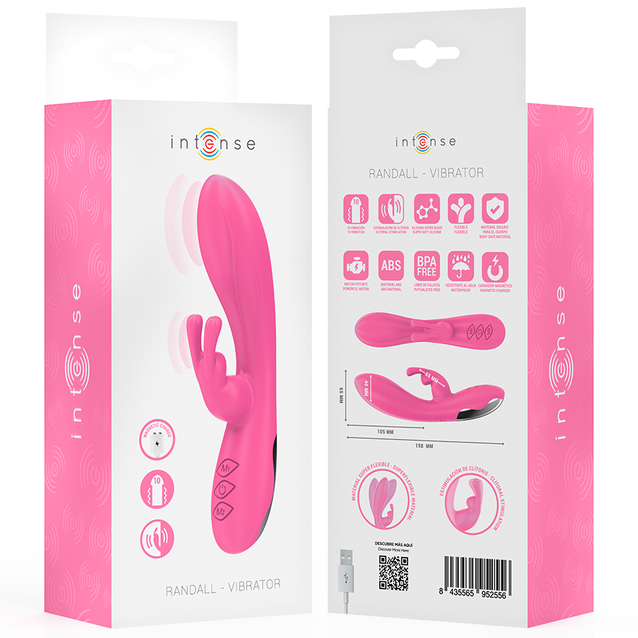 INTENS - RANDALL KONIJN VIBRATOR 10 TRILLINGEN ROZE