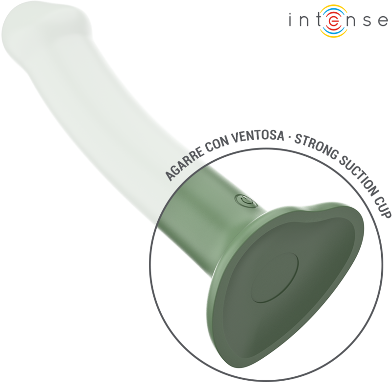 INTENSE - BECCA VIBRATOR MET ZUIGNAP 10 TRILLINGEN GROENE AFSTANDSBEDIENING