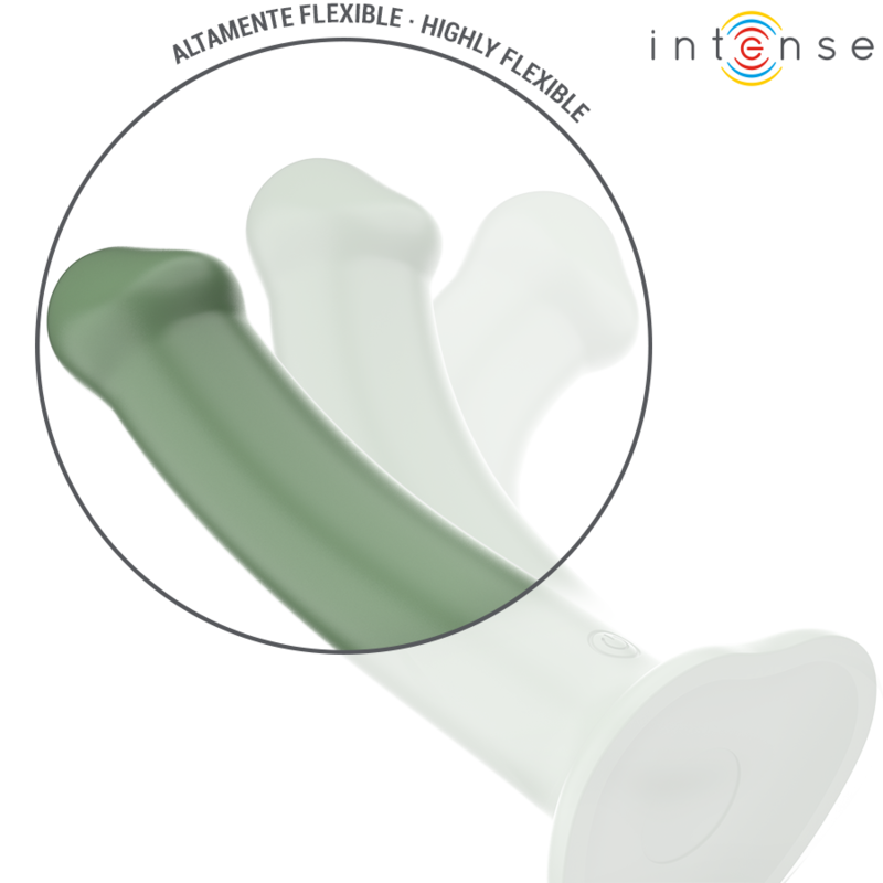 INTENSE - BECCA VIBRATOR MET ZUIGNAP 10 TRILLINGEN GROENE AFSTANDSBEDIENING