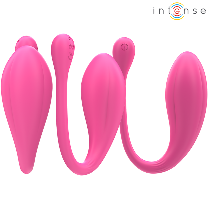 INTENSE - JANICE UW VIBRATOR DUBBELE STIMULATIE 10 VIBRATIES ROZE AFSTANDSBEDIENING