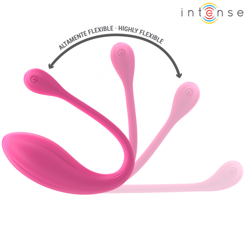INTENSE - JANICE UW VIBRATOR DUBBELE STIMULATIE 10 VIBRATIES ROZE AFSTANDSBEDIENING