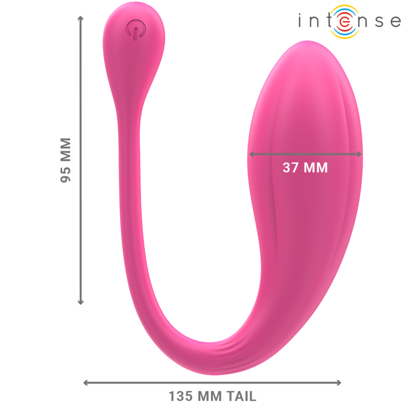 INTENSE - JANICE UW VIBRATOR DUBBELE STIMULATIE 10 VIBRATIES ROZE AFSTANDSBEDIENING
