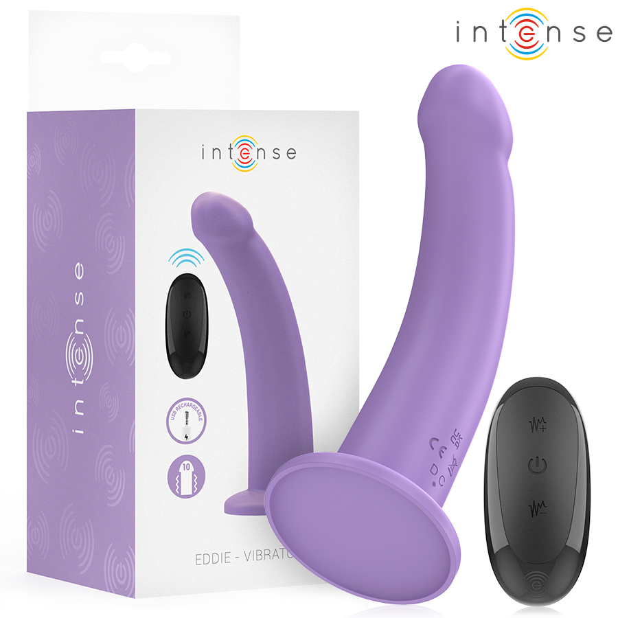INTENSE - EDDIE VIBRATOR 17,5 CM 10 VIBRATIES PAARS AFSTANDSBEDIENING
