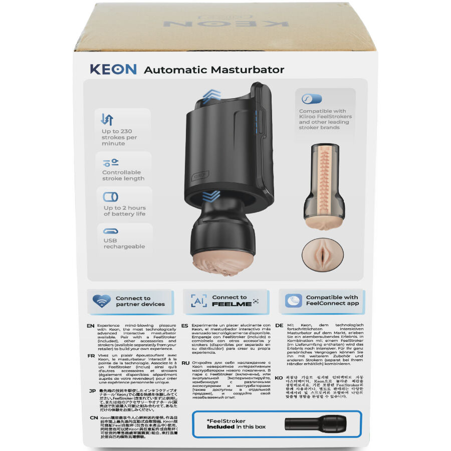 KIIROO - KEON WIFI COMBO AUTOMATISCHE MASTURBATOR + FEEL STROKER