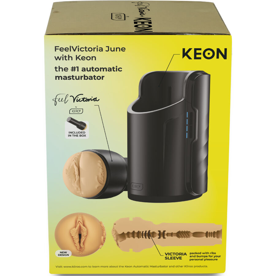KIIROO - KEON WIFI COMBO VICTORIA JUNE AUTOMATISCHE MASTURBATOR + FEEL STROKER