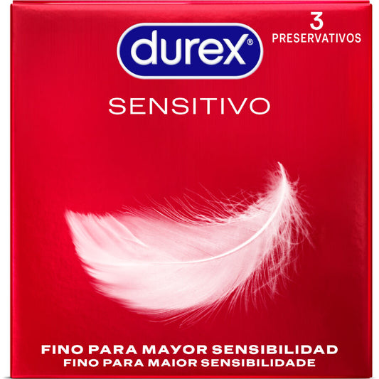 DUREX - GEVOELIGE CONDOMS 3 STUKS