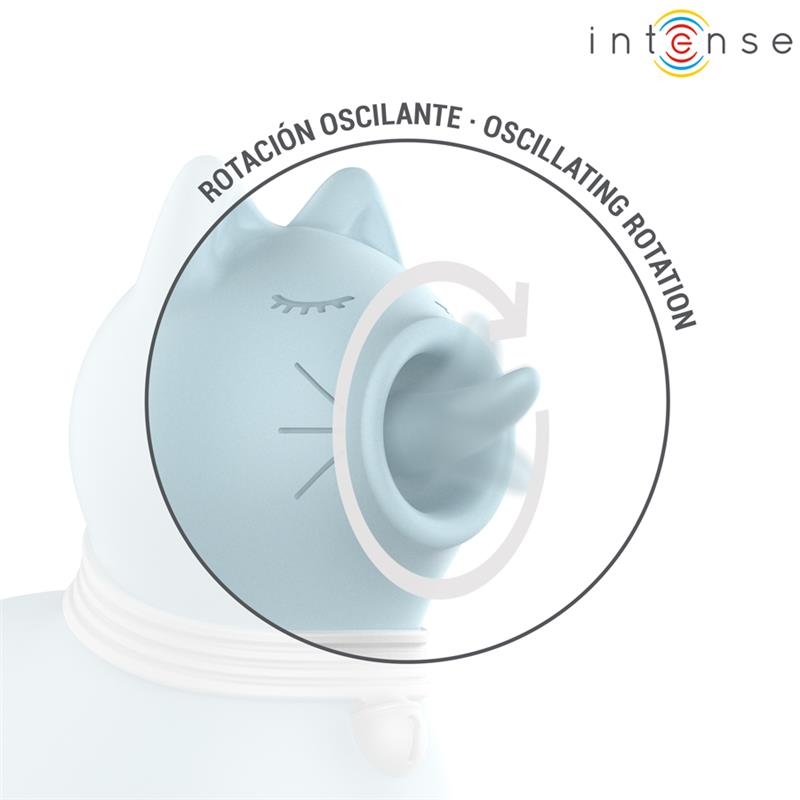 INTENSE - DUCHESS STIMULATOR MET RO-TERENDE TONG 360º BLAUW